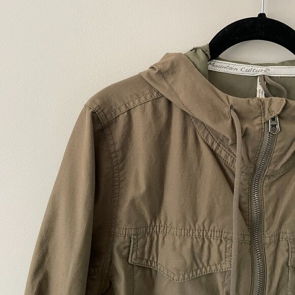 Kuhl Stryka Zip Up Hooded Elastic Waist Long Sleeve Rain Jacket Green Small - Picture 4 of 11